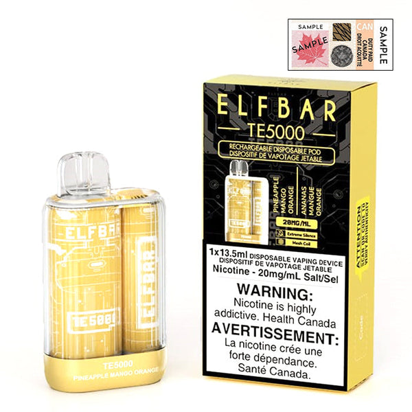 Elfbar TE5000 Pineapple Mango Orange 5000 Puffs