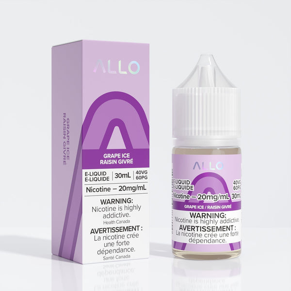 Allo Grape Ice 30ml Nicotine Salt eLiquids