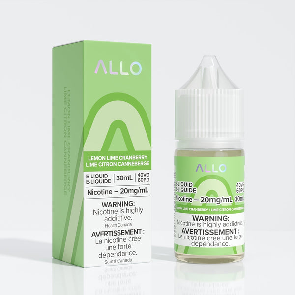 Allo Lemon Lime Cranberry 30ml Nicotine Salt eLiquids