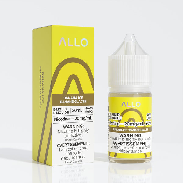 Allo Banana Ice 30ml Nicotine Salt eLiquids