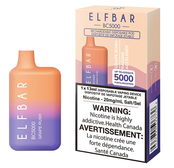 Elf Bar BC5000 Grape Rush 5000 Puffs