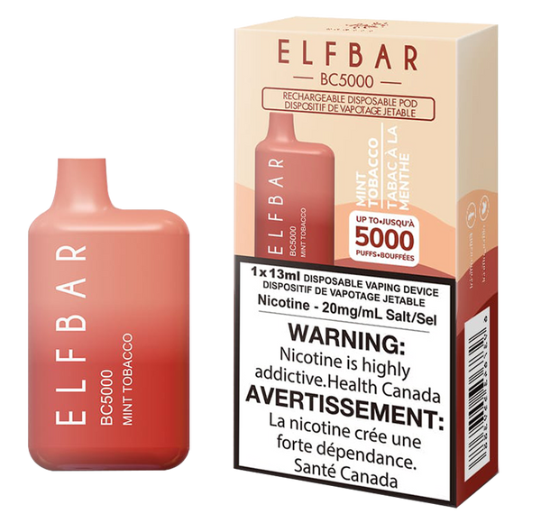 Elfbar BC 5000 Bold Mint Tobacco