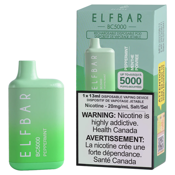 Elf Bar BC5000 Peppermint 5000 Puffs