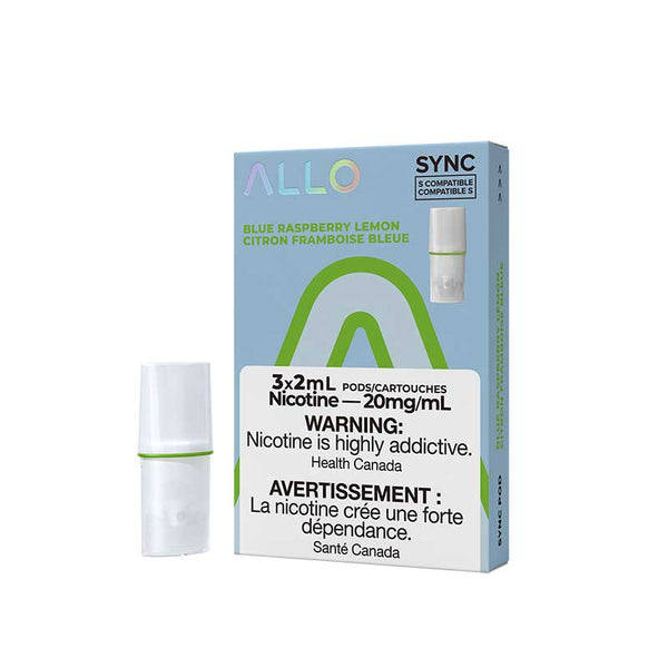 Allo Sync Pods Blue Raspberry Lemon 3/Pk