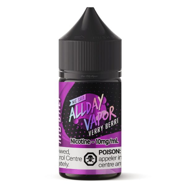 Allday Vapor Bery Berri 30ml Nicotine Salt eLiquids