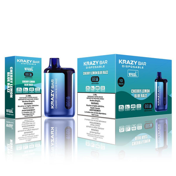 VFEEL Krazy Bar Cherry Lemon Blue Razz 8000 Puffs