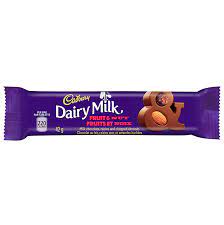 Cadbury  Dairymilk Fruit & Nut 42g