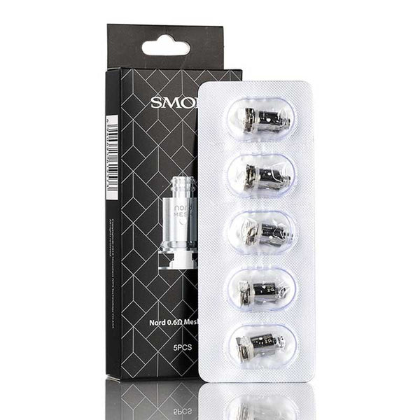 Smok Nord Replacement Coils Mesh 0.6 5/Pk